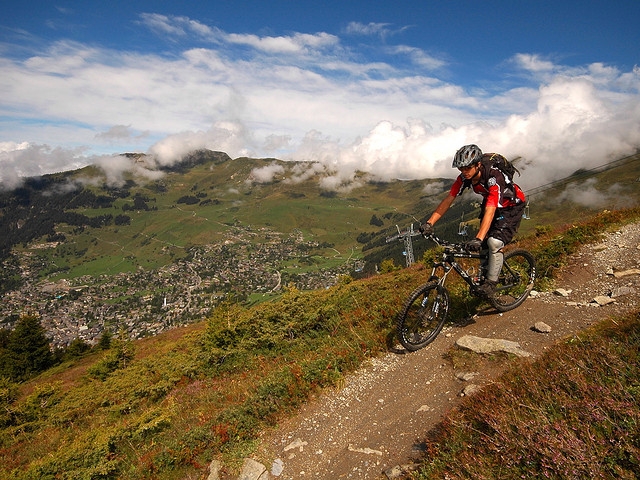  Filmlandschaft auf dem Mountainbike 
